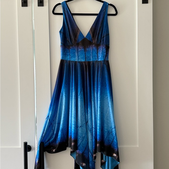 Spiritex Dresses & Skirts - Stunning Shades of Blue & Black Dress
